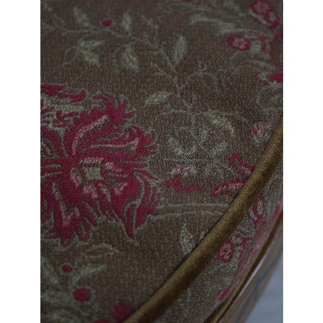 Adams Paint Decorated Cane Seat W. Cushion Armchair For Sale - Image 12 of 18