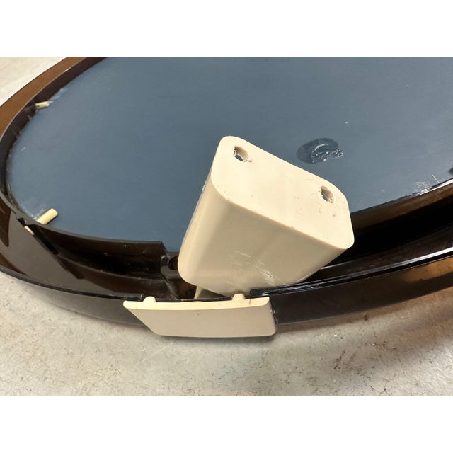 Vintage Tilting Mirror in Smoked Acrylic Glass, 1970s For Sale - Image 4 of 14