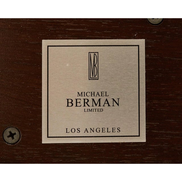 Michael Berman Ltd. Round Walnut Palma Dining Table For Sale In Sacramento - Image 6 of 12