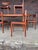 Skovmand & Andersen for Moreddi Danish Expanding Dining Table with four Leaves and 6 chairs Dimensions: Chairs: 18.75” W ×...
