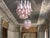 Metal Italian Pink Petal Murano Chandeliers, Set of 2 For Sale - Image 7 of 17