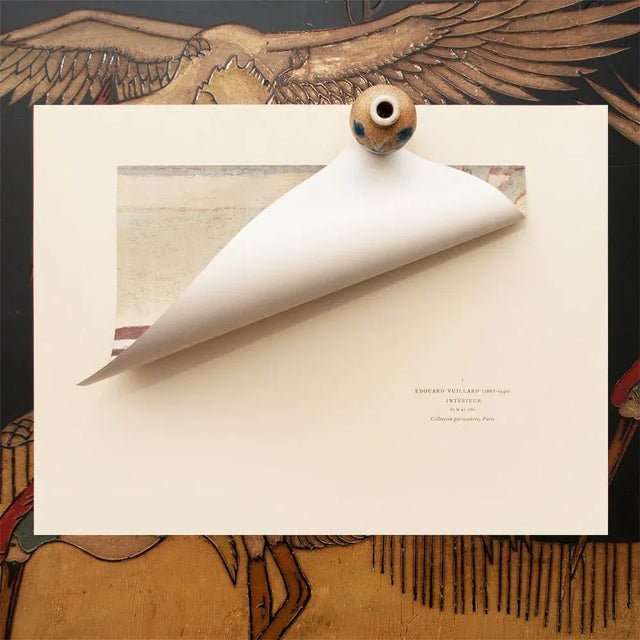 1940s French "Interior" After Jean-Édouard Vuillard, First Edition Parisian Lithograph For Sale - Image 5 of 10