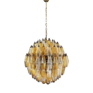Spherical Murano Glass Chandelier, 1981 For Sale