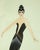 Erté Mid 20th Century Erte' Black Gown For Sale - Image 4 of 10