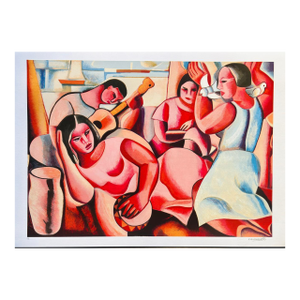 Di Cavalcanti Posthumous Limited Edition Serigraph – Serenata