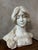 Egon Hillebrand, Marble Bust of a Woman, 1890s-1900s, Marble For Sale - Image 4 of 13
