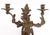 French Pair of Antique Louis XV Foliate Bronze Candle Wall Sconces For Sale - Image 3 of 10