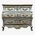 Gray Louis XV Style Painted Bombé Commode with Marble Top, Late 19th Century For Sale - Image 8 of 8