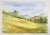 Contemporary Small Mountain Landscape Watercolor Painting For Sale - Image 3 of 3