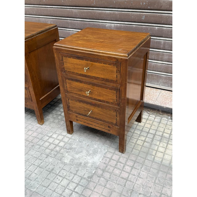 Louis XVI Italian Nightstands, 1980, Set of 2 For Sale - Image 3 of 7