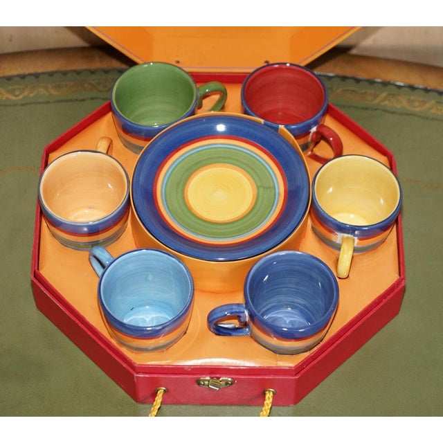 Vintage Six Person Wicker Picnic Hamper from Fortnum & Mason For Sale - Image 17 of 18