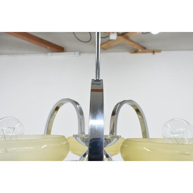 Art Deco Chandelier, 1930s For Sale - Image 10 of 18