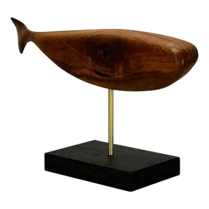 Figurative Abstract Whale Sculpture