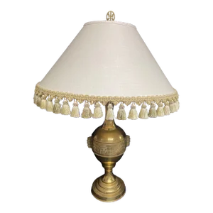 Mid 20th Century Asian Brass Lamp