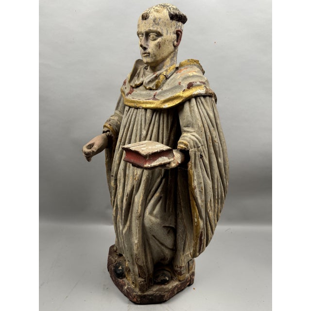 Saint Dominic, 18th Century, Oak For Sale - Image 6 of 12
