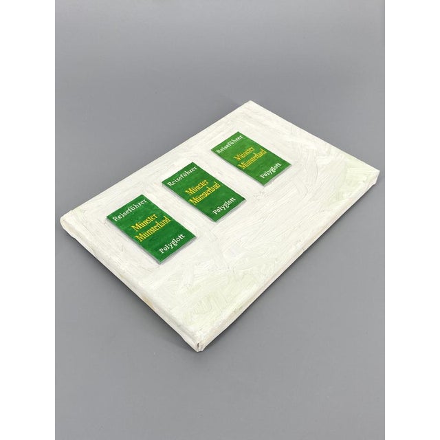 Paintings "Drei Reiseführer für Frau Feldmann" by Peter Zimmermann, Germany, 1992, Canvas For Sale - Image 3 of 12