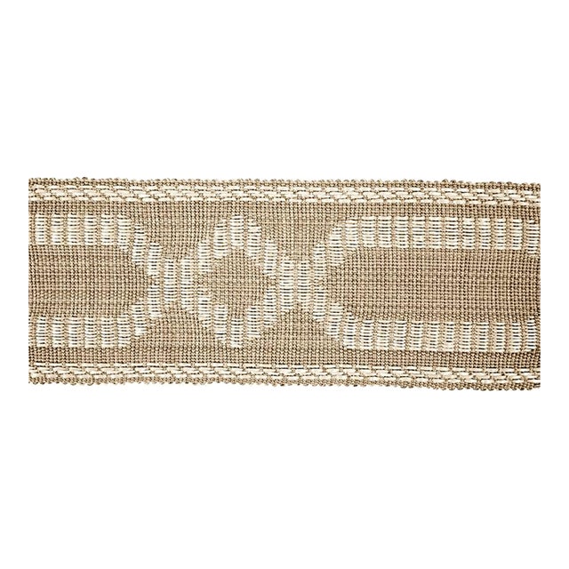 Sample - Schumacher Briar Raffia Tape in Natural For Sale