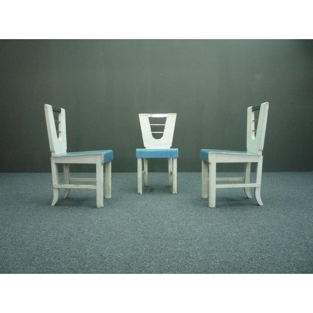 Exceptional chair from the Bauhaus period. He was discovered by me in the former GDR. Avant-garde design and probably...