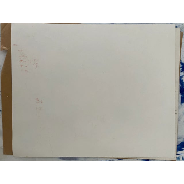 Richard Taddei Male Nude Drawing on Paper. Signed and Dated. For Sale - Image 4 of 5