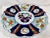 Ceramic Large Antique Scalloped Edge Porcelain Imari Plate Decorated With Rich Colored Floral & Landscape Scenes From Japan - Circa 1880 For Sale - Image 7 of 11