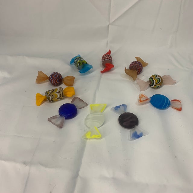 Vintage Murano Glass Candies - Set of 10 For Sale In Chicago - Image 6 of 6