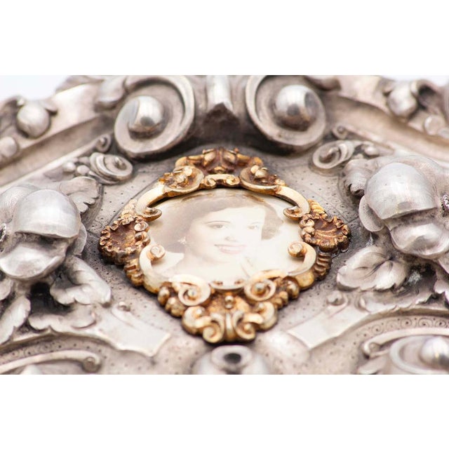 Silver Jewelry Box with Deep Reliefs For Sale - Image 6 of 9