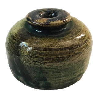 Short Studio Pottery Bud Vase For Sale