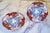 Red Vintage George Briard Imari Plates For Sale - Image 8 of 13
