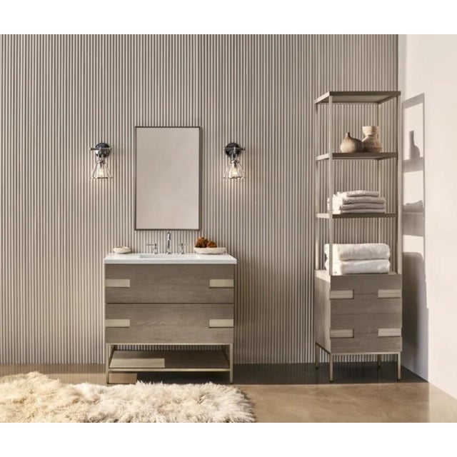 Robern CC2030D4TFSC Features: Constructed of aluminum Coordinates with products from the Craft Series line seamlessly High...