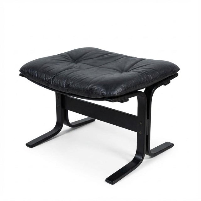 Ingmar Relling Set of Vintage Lounge Chair with Ottoman by Ingmar Relling for Westnofa, 1960s For Sale - Image 4 of 7