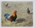 Late 20th Century Rooster and Hens Farmyard Painting For Sale - Image 4 of 4