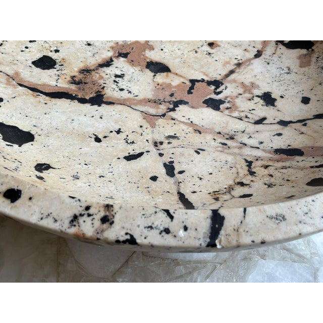 Modern Limestone Indoor/Outdoor Nouveau Bowl For Sale - Image 4 of 5