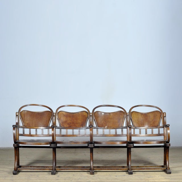 Vintage Folding Chairs, 1930s, Set of 4 For Sale - Image 3 of 15
