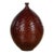Prem Collection Handcrafted Burgundy Vase with Textured Honeycomb Style Motifs For Sale