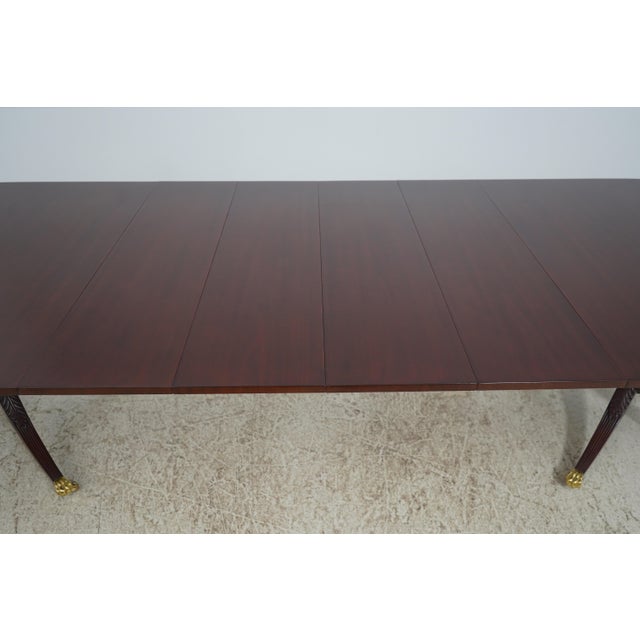 Kindel Mahogany Double Pedestal Dining Table For Sale - Image 14 of 18