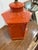 Mid-Century Modern 1970s Mid-Century Modern Hexagonal Burnt Orange Lamp For Sale - Image 3 of 6