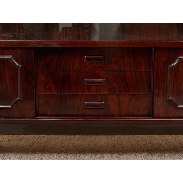 Vintage Rosewood Display Cabinet For Sale - Image 12 of 12