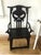 One-of-a-Kind Gothic Hand-Carved Skull Armchair by Boston Reclaimed For Sale - Image 4 of 4