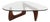 Walnut and Glass Top Coffee Table by Noguchi for Herman Miller For Sale