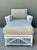 Vintage Rattan Lounge Chair and Ottoman After Bielecky Brothers For Sale - Image 11 of 12