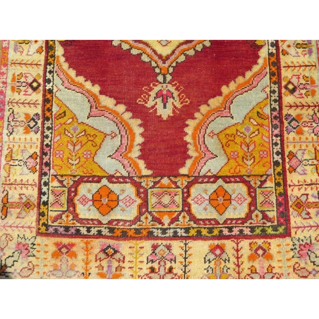 Vintage Turkish Area Rug - 36" X 68" For Sale - Image 9 of 11
