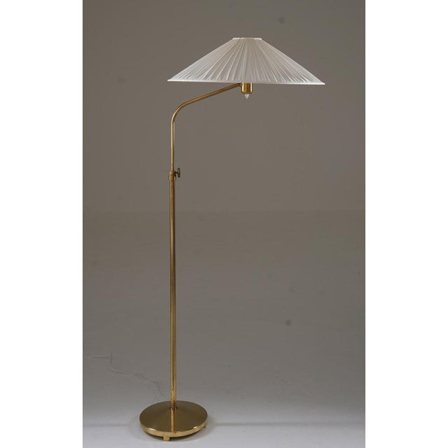Swedish Modern Floor Lamp attributed to Asea, 1940s For Sale - Image 3 of 13