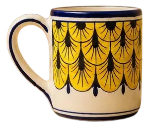 Stratificata Coffee & Tea Mug | Hand-Painted Italian Mug From Deruta