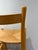 1970s Set of 3 Danish Modern Style Oak Counter Stools With Rush Seats For Sale - Image 12 of 15