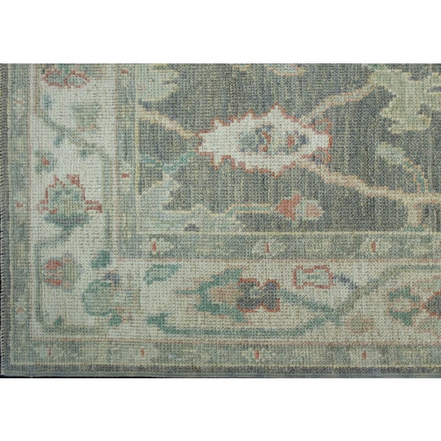 Turkish Oushak Rug 3'10" x 6' #17721 For Sale - Image 4 of 8