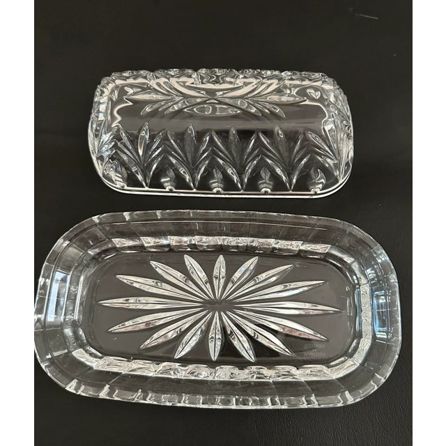 Waterford Crystal Marquis Canterbury Covered Butter Dish Chairish
