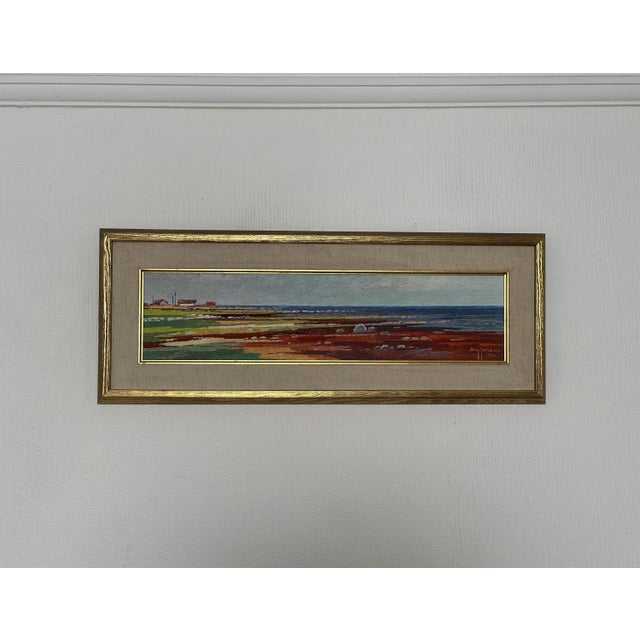 Stig Jonzon, Red Seaweed, Bredsätra Öland, 1966, Oil on Panel For Sale - Image 8 of 13