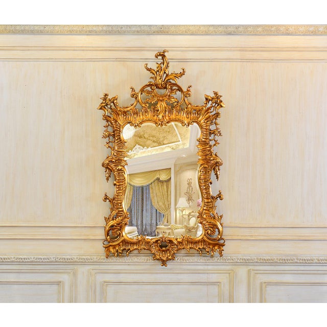 Bring timeless European elegance into your home with this breathtaking ornate wall mirror, expertly crafted with an...