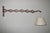 Large Erik Hansen for Le Klint 'concertina' articulated teak wall light from the 1960s. The light is extendable from 40 cm...