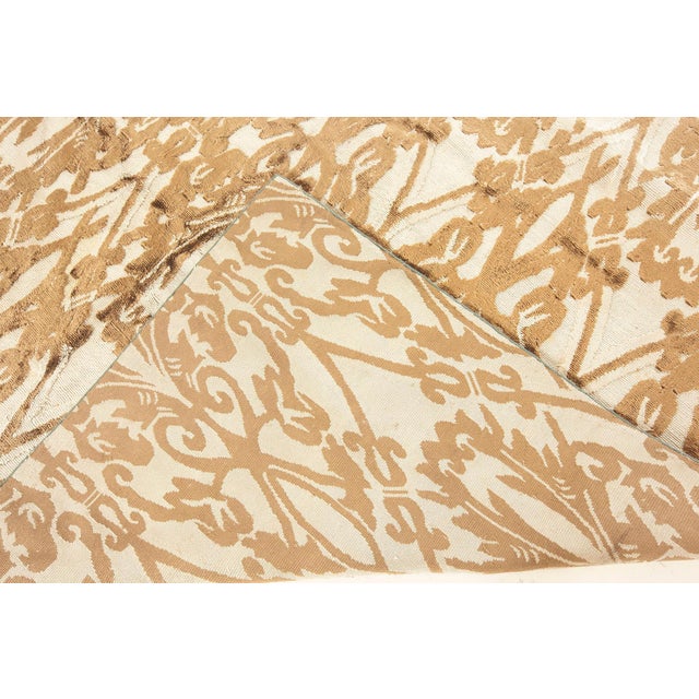 Brown Traditional Inspired Fragment Rug in Brown and Gray by Doris Leslie Blau For Sale - Image 8 of 8